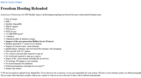 Freedom Hosting Reloaded